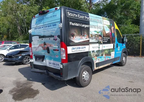 2022 Ram Promaster 1500 High Roof 136 Wb z USA, uszkodzony, nr VIN 3C6LRVBG2NE119197